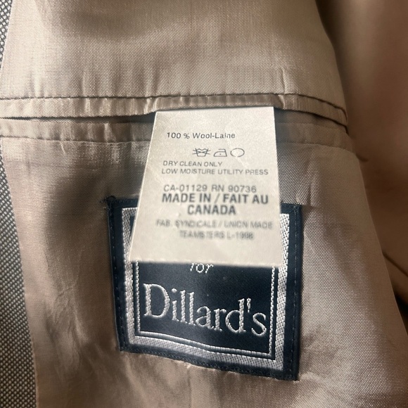 Ralph Lauren 100% Wool Blazer Jacket Sports Coat Brown Mens Size Large L - Picture 6 of 8